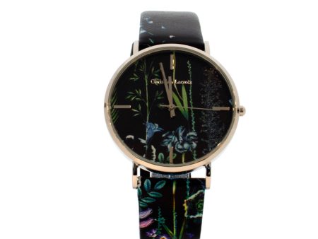 Christian Lacroix Watch Flower Print Strap Sale