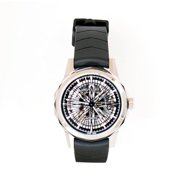 Korloff Watch Mens Watch Automatic Skeleton Stainless Steel Online Sale