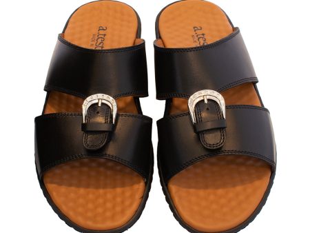 A.Testoni Sandal Black Supply