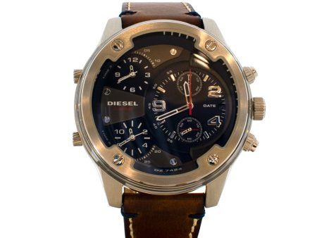 Diesel Men s Chronograph Watch With 3 Time Zone Supply