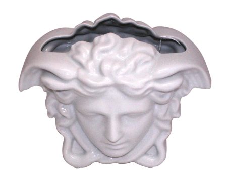 Versace Medusa Grande Vase White Hot on Sale