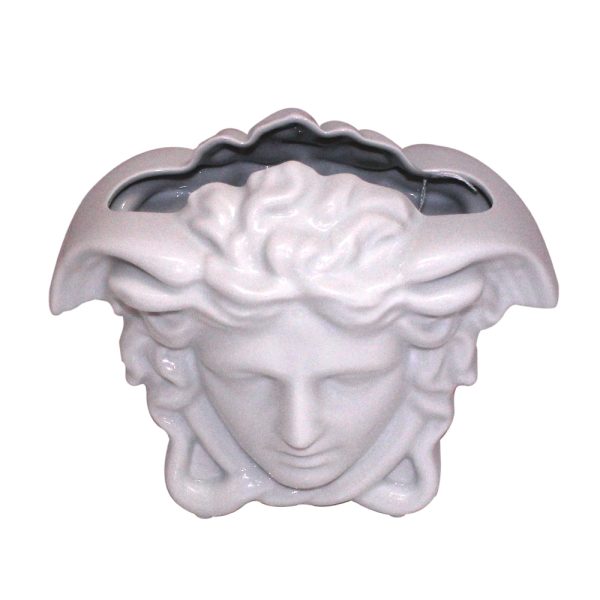 Versace Medusa Grande Vase White Hot on Sale