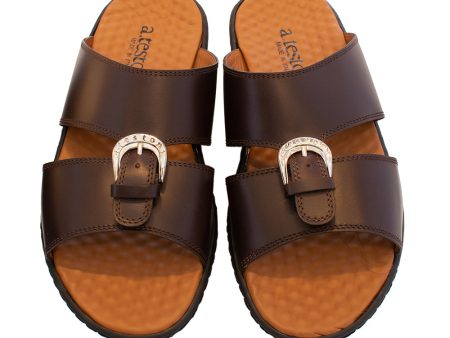 A.Testoni Sandal Brown Online Sale