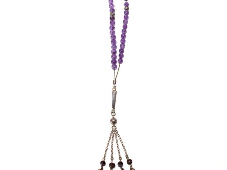 Ouzounian Rosary Silver 925 with Clatter Beads & Amethys Discount