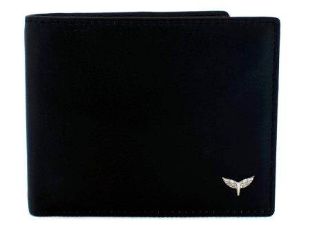 Tibaldi Bicolor Leather Wallet Brown & Black Hot on Sale