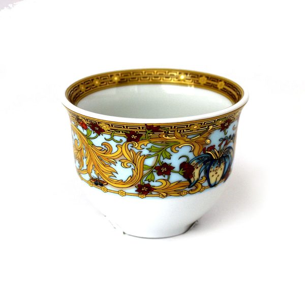 Versace Le Jardin De Versace Set Of 6 Cups W O Handle For Sale