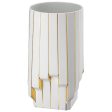 Rosenthal Strip White Gold Vase Cheap