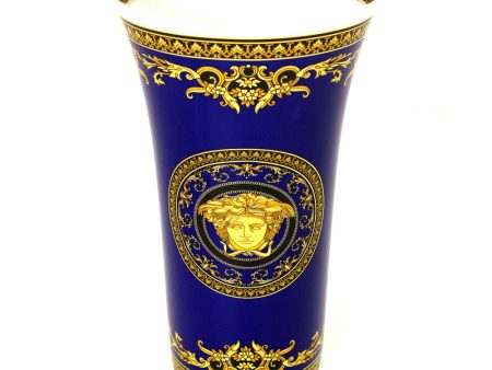 Versace Medusa Blue Vase 26 cm Supply