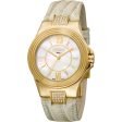 Ferre Milano Ladies Watch With Mother Of Pearl Dial & Gray Leather Strap Online Hot Sale