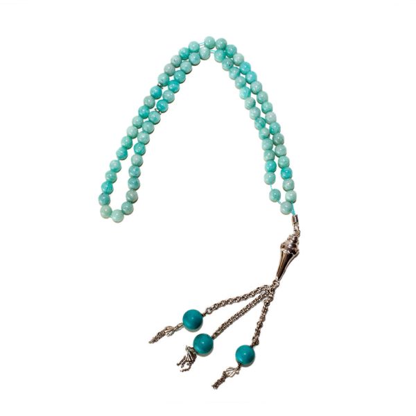 Ouzounian Rosary Silver 925 with Amazonite & Turquoise Online now