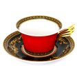 Versace Ikarus Medusa Set Of 6 Cups And Saucers 4 Low Sale