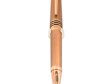 Tibaldi New York Rose Gold Color Metal Ballpoint Pen on Sale