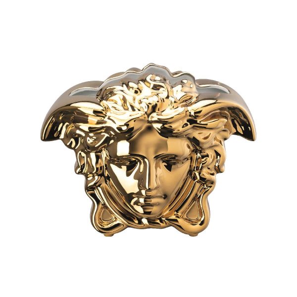 Versace Medusa Grande Vase Gold Size 15 Cm Online