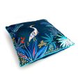 Sara Miller Heron Feather Filled Cushion - Teal 50X50cm Online