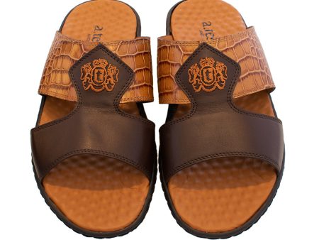 A.Testoni Sandal Brown Fashion