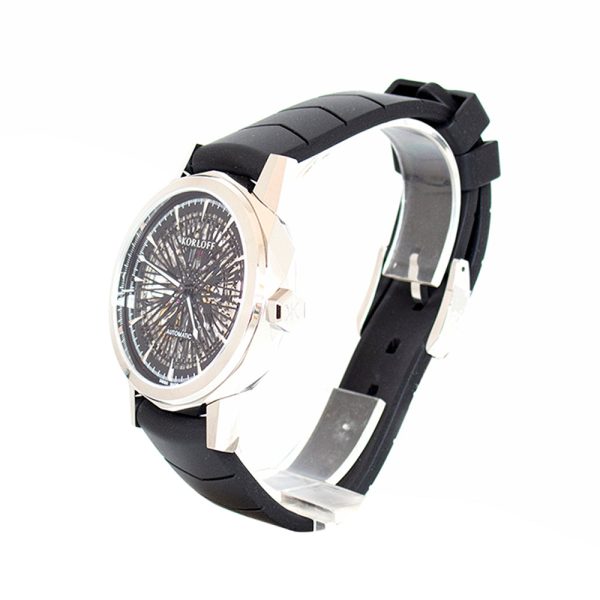 Korloff Watch Mens Watch Automatic Skeleton Stainless Steel Online Sale