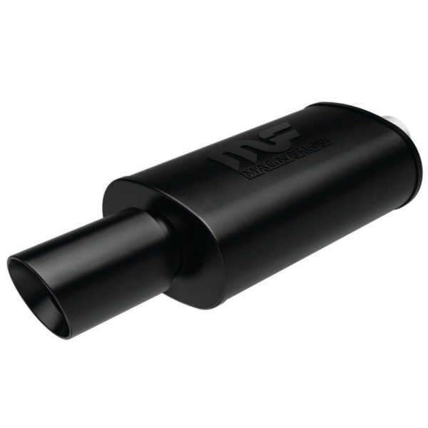 MagnaFlow Muffler with Tip Mag Blk 14x5x8 2.25 4 Hot on Sale