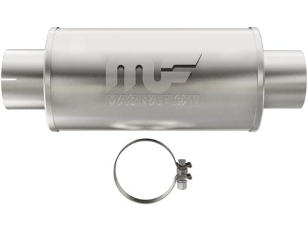 MagnaFlow Muffler Mag DSL SS 7x7x14 4in Inlet 4in Outlet Supply